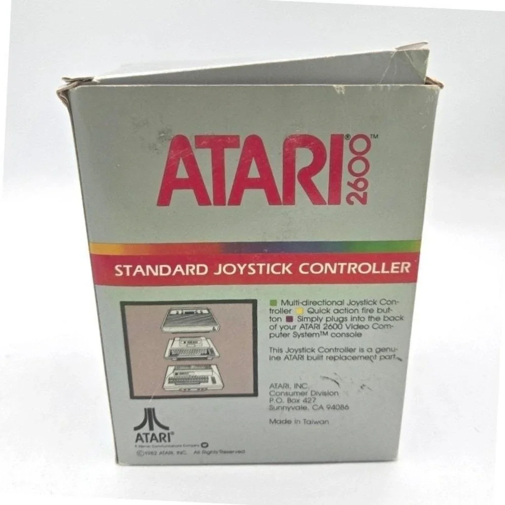 Vintage Atari 2600 CX40 Standard Joystick Controller (Original Boxed)